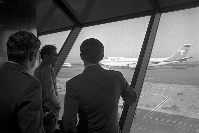 departure gate, San Francisco Airport, 1982