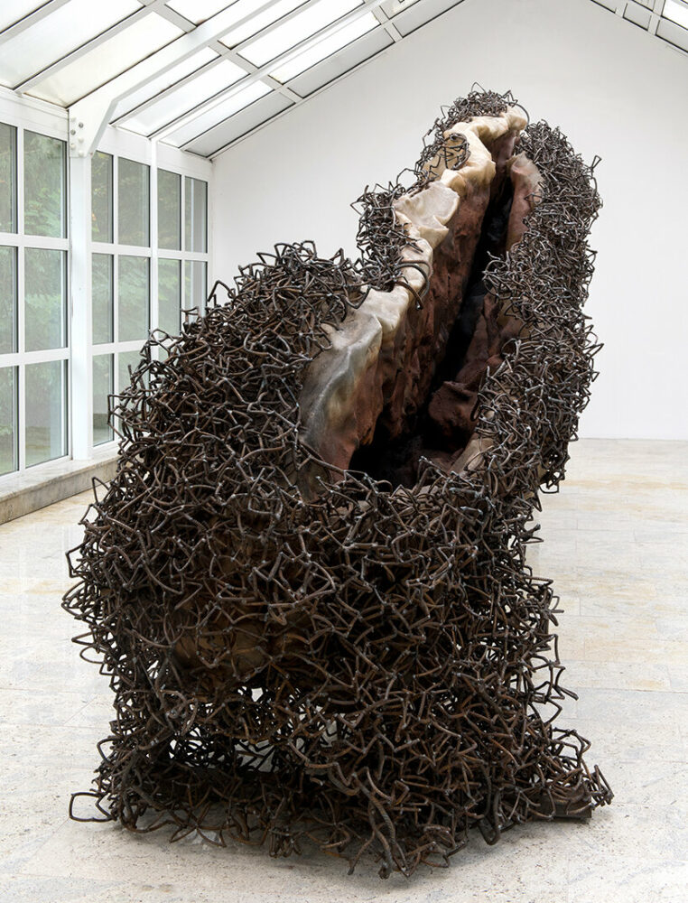 Anish Kapoor, A Blackish Fluid Excavation (2018)