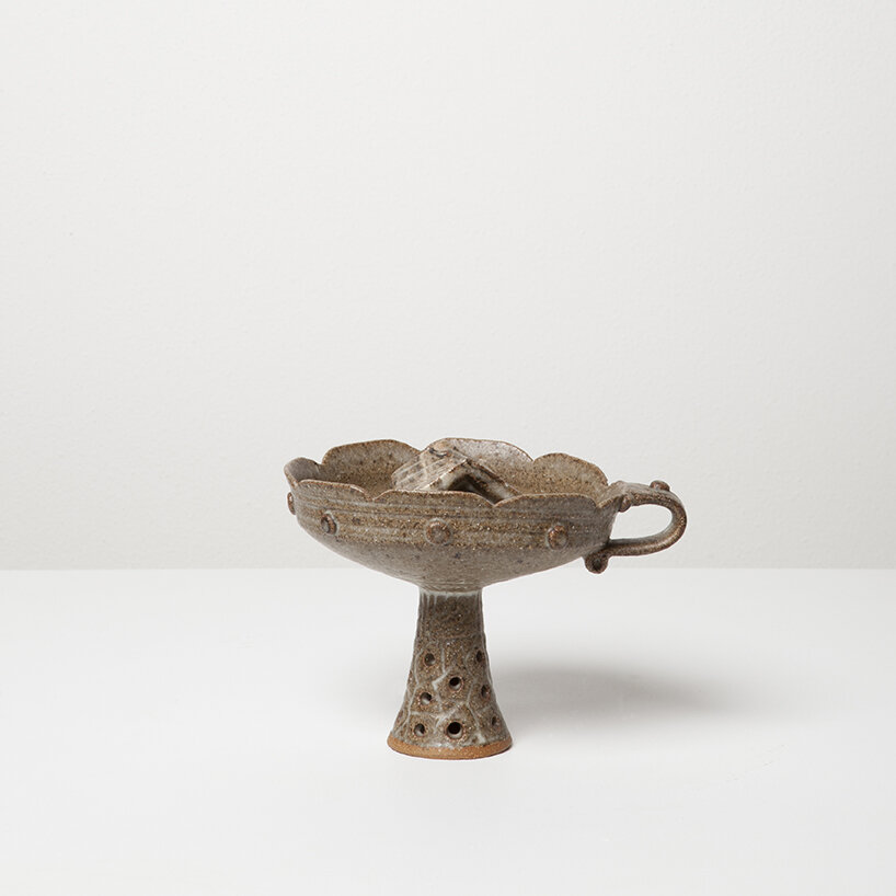 Cup With Rose (1970) by Ian Godfrey | image courtesy Carwan Gallery