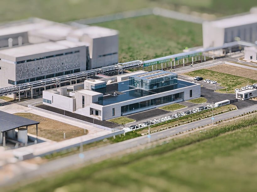 tilt–shift photography of the factory zone