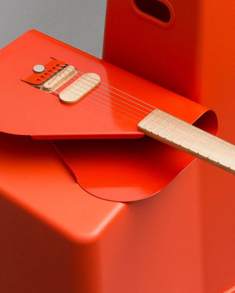 cosmo electric guitar robin stummvoll bent metal sheet