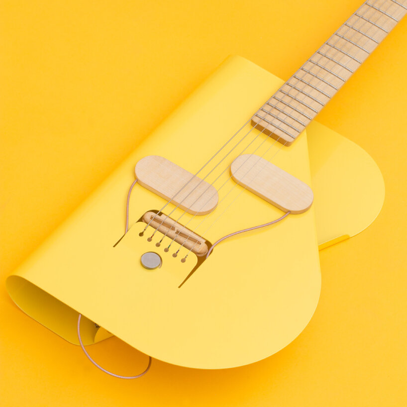 cosmo electric guitar robin stummvoll bent metal sheet