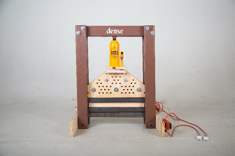 Densification Platform: used to compress wood and stabilize through heat