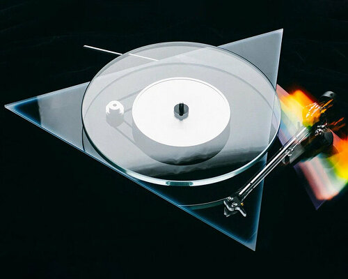 the dark side of the moon limited-edition turntable spins pink floyd's classic