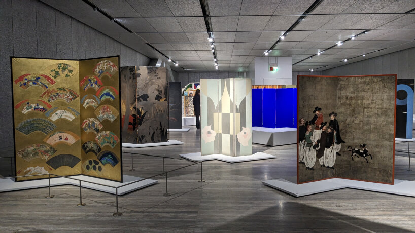 fondazione prada milan folding screens exhibition