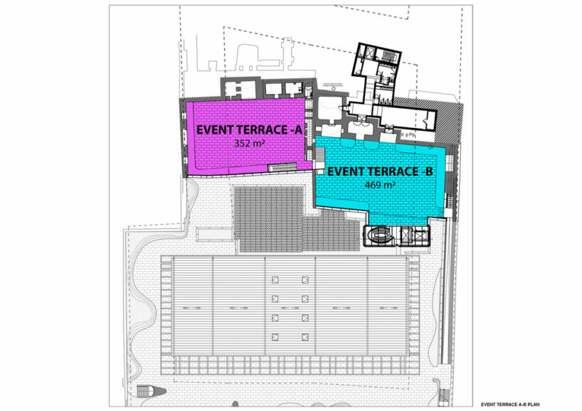 event terrace A and B plan