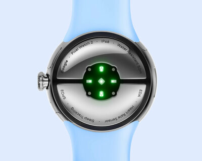 google pixel watch 2 made with recycled aluminum alerts users when they are stressed