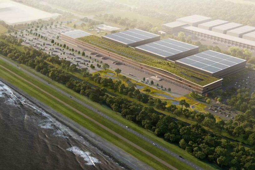 Logistics Center West, aerial view