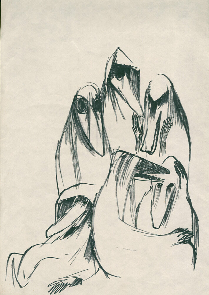 Tove Jansson, Untitled, N.D., ink on paper, 34 X 45 cm | image © Tove Jansson Estate