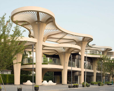 koichi takada's solar trees marketplace opens its doors in shanghai