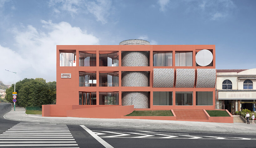 li city study invites 24/7 reading amid a terracotta-hued & skylit backdrop in china - 1