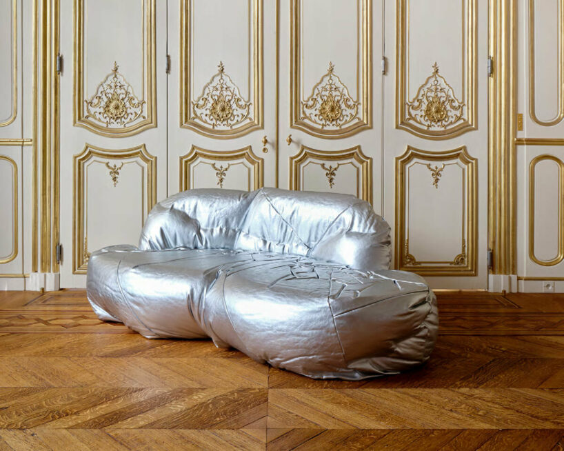 alternate view, Silver Surfer (Silver Lining) Sofa, 2023