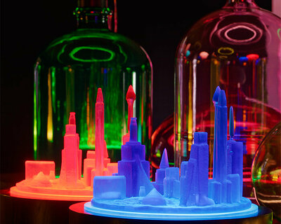 mike kelley's glass bell cities complete 'ghost and spirit' retrospective at bourse de commerce