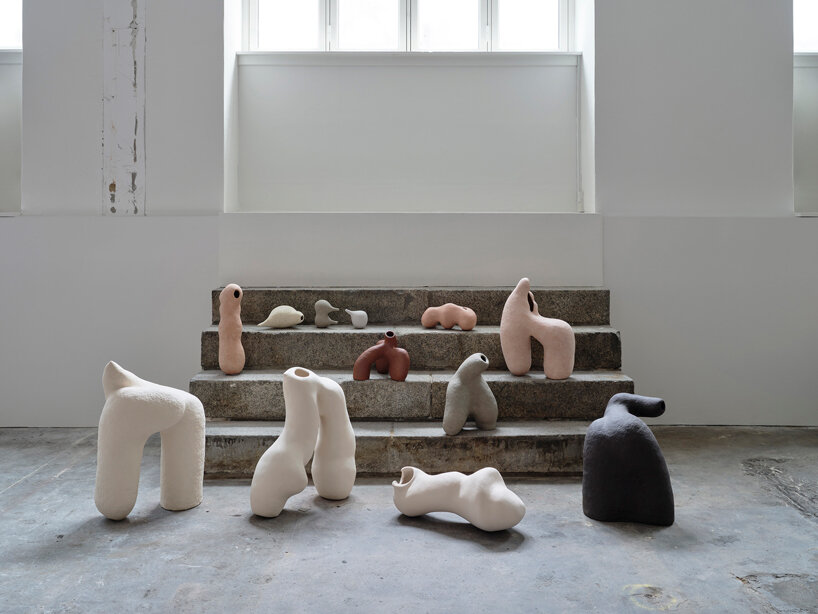 yukari hotta breathes life into sculptural objects by molding small openings