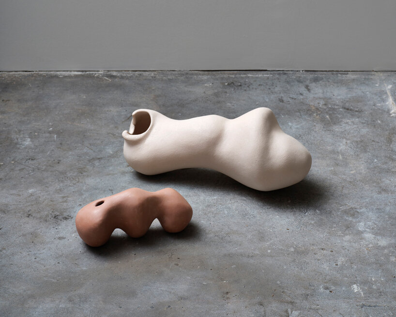 yukari hotta breathes life into sculptural objects by molding small openings