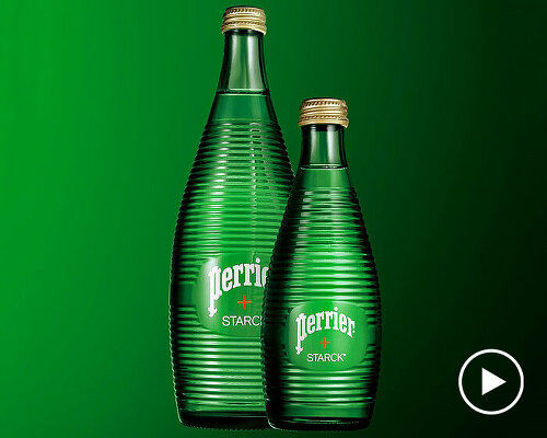 perrier celebrates 160th anniversary with limited edition bottle by philippe starck