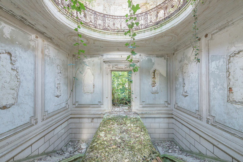 romain veillon captures abandoned places reclaimed by nature in the absence of humanity