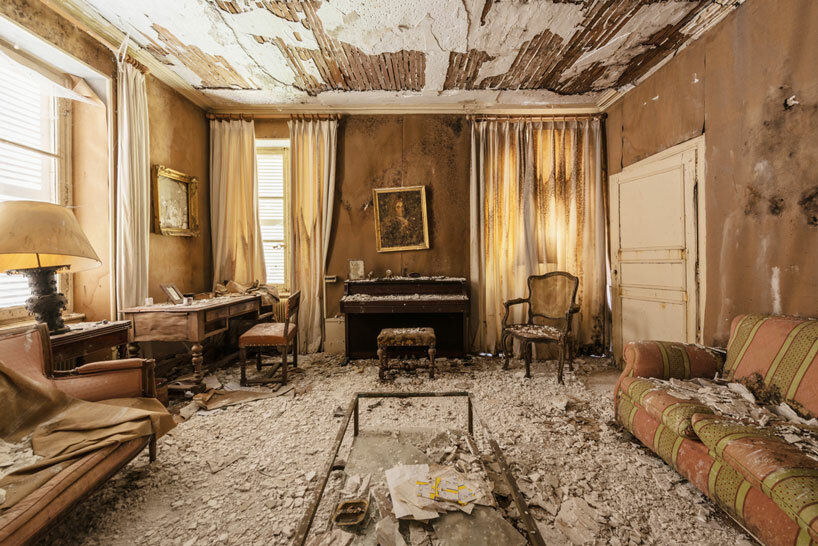 romain veillon captures abandoned places reclaimed by nature in the absence of humanity