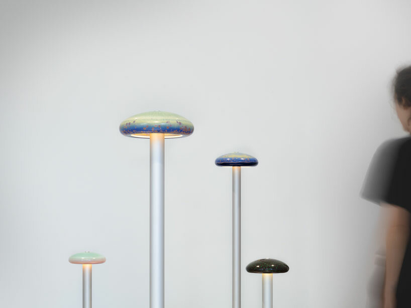 ronan bouroullec's sèvres lamps reflect intricate patterns found in celestial constellations