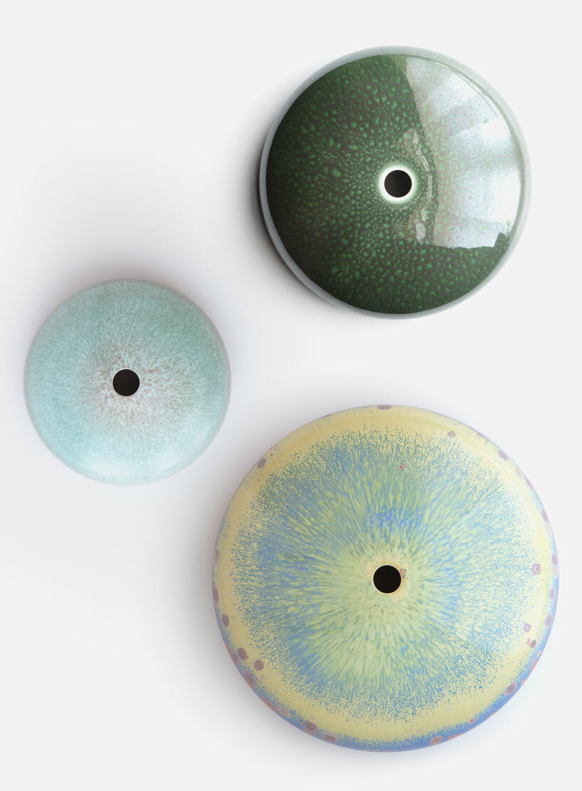 ronan bouroullec's sèvres lamps reflect intricate patterns found in celestial constellations