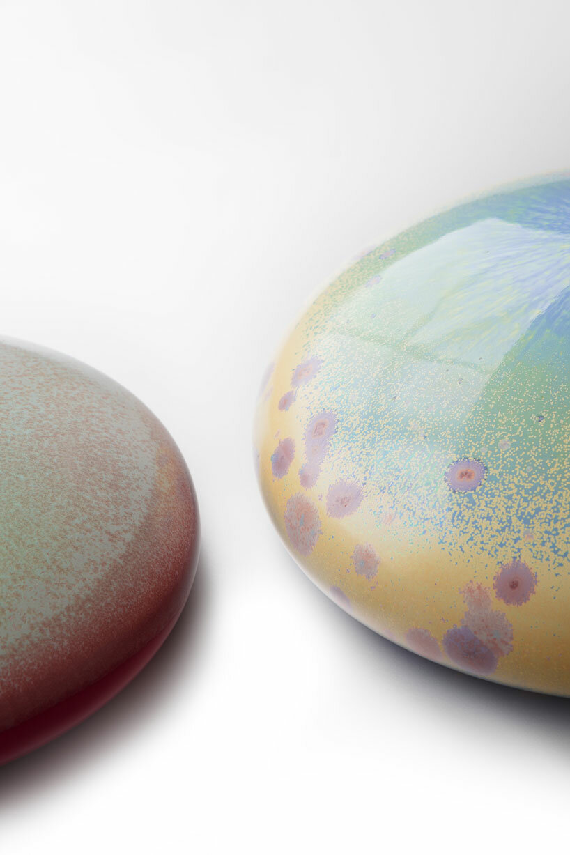 ronan bouroullec's sèvres lamps reflect intricate patterns found in celestial constellations