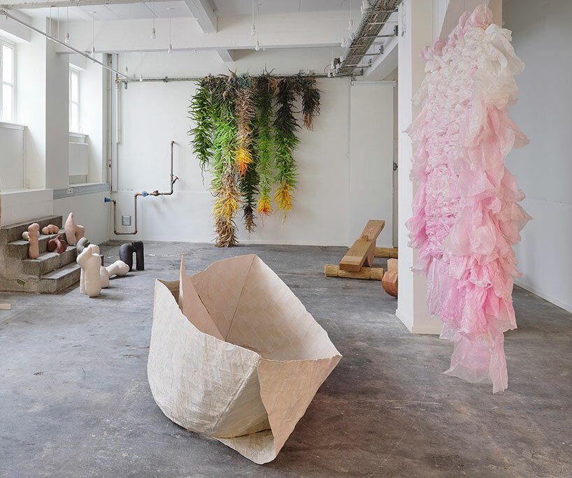 sia hurtigkarl weaves tradition & sustainability into paper sculpture for the mindcraft project