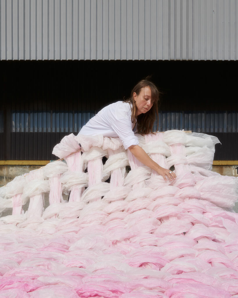 sia hurtigkarl weaves tradition & sustainability into paper sculpture for the mindcraft project