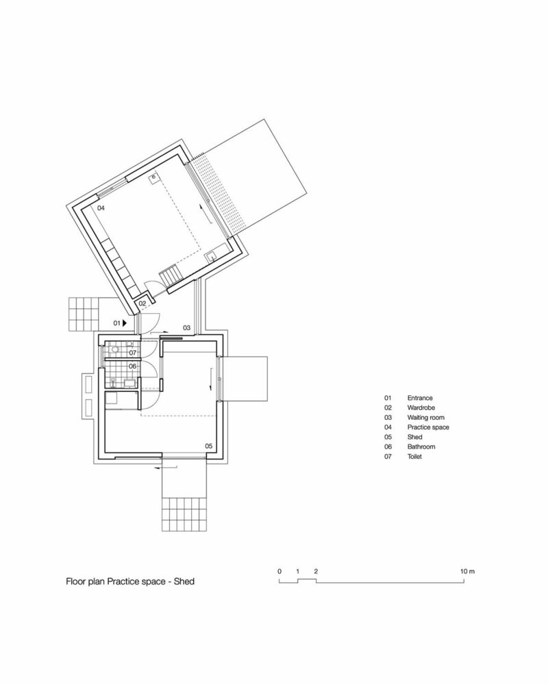 floor plan practice space