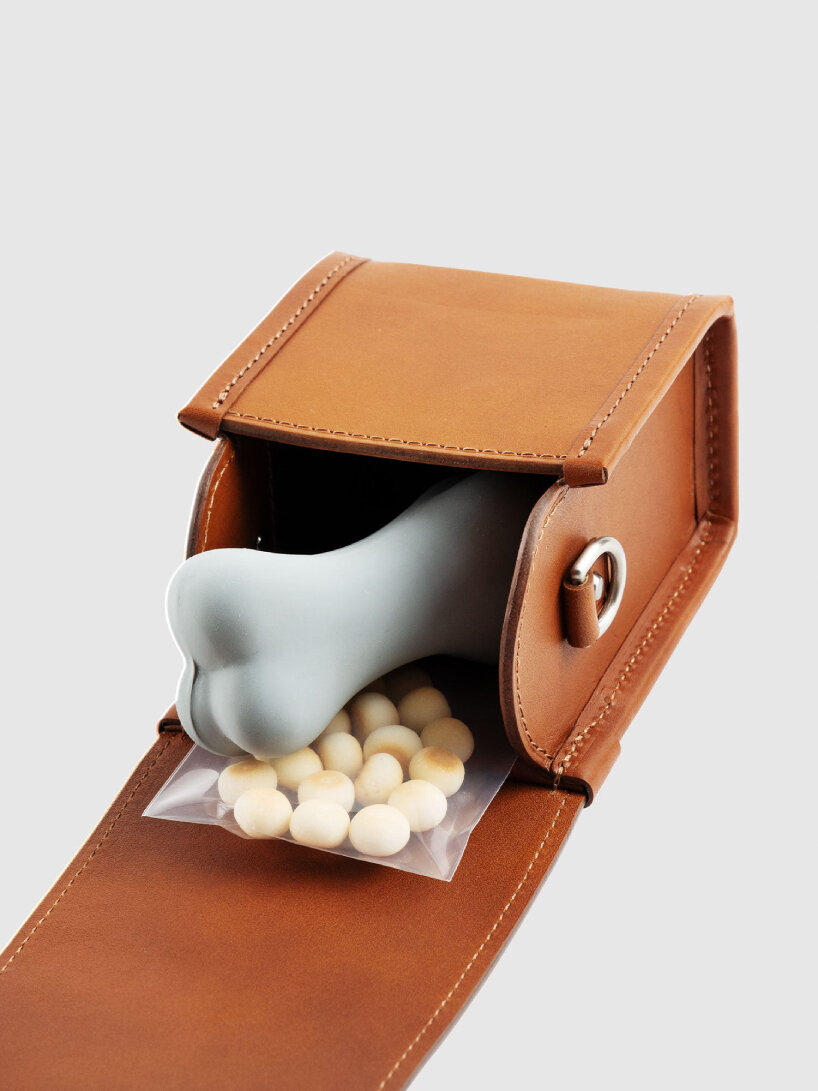 tsuchiya kaban leather backpack dogs