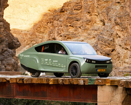 world’s first off-road solar car ‘stella terra’ succeeds in cruising from morocco to the sahara
