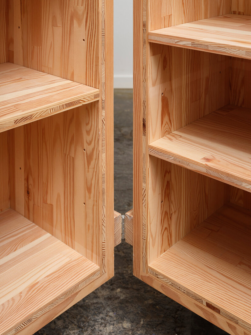 cabinet on wheels by anna søgaard reflects on our daily needs and their importance