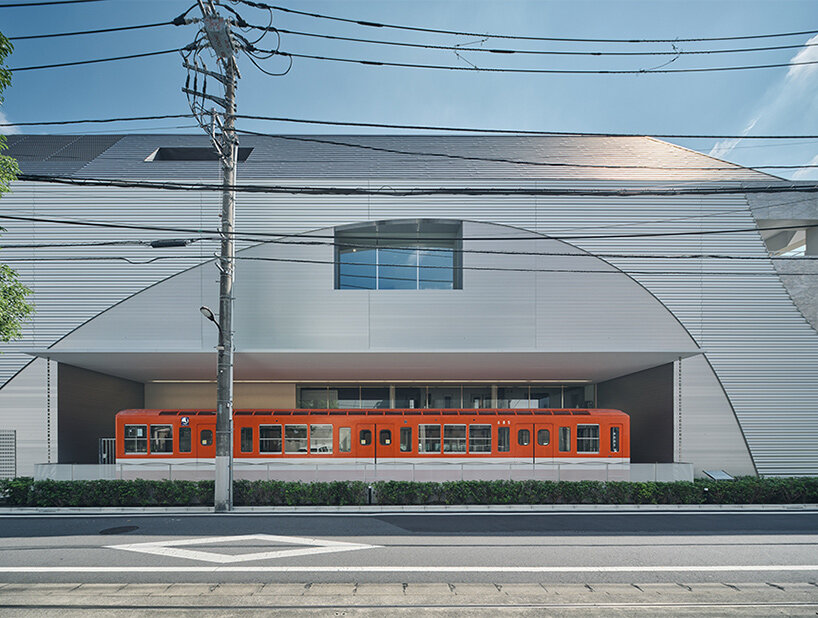 organic openings cut angular learning center in tokyo 