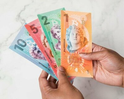bitcoin banknotes by tom badley transport cryptocurrency into the physical realm