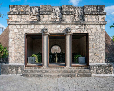 sijil converts a replica pyramid of the tulum castle into vacation home in mexico