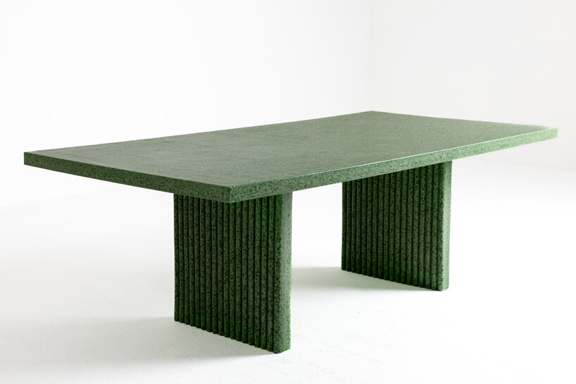 chinara darwish repurposes redundant marine waste into a dining table at dubai design week