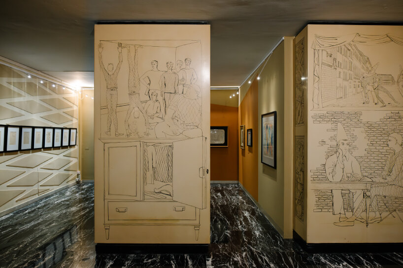 piero fornasetti harlequin exhibition cineteca milano