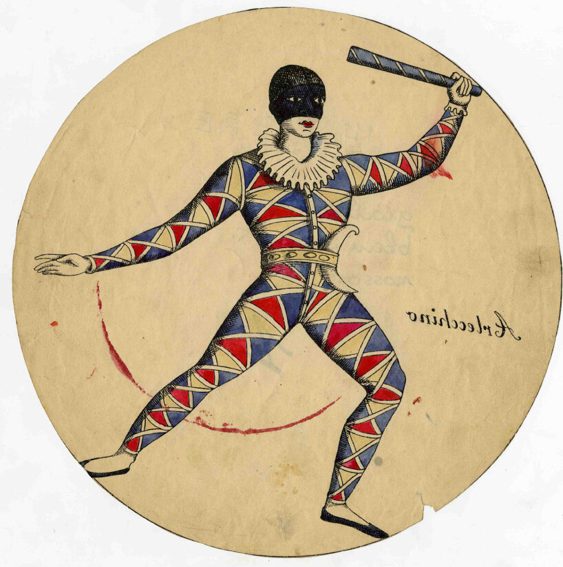 piero fornasetti harlequin exhibition cineteca milano