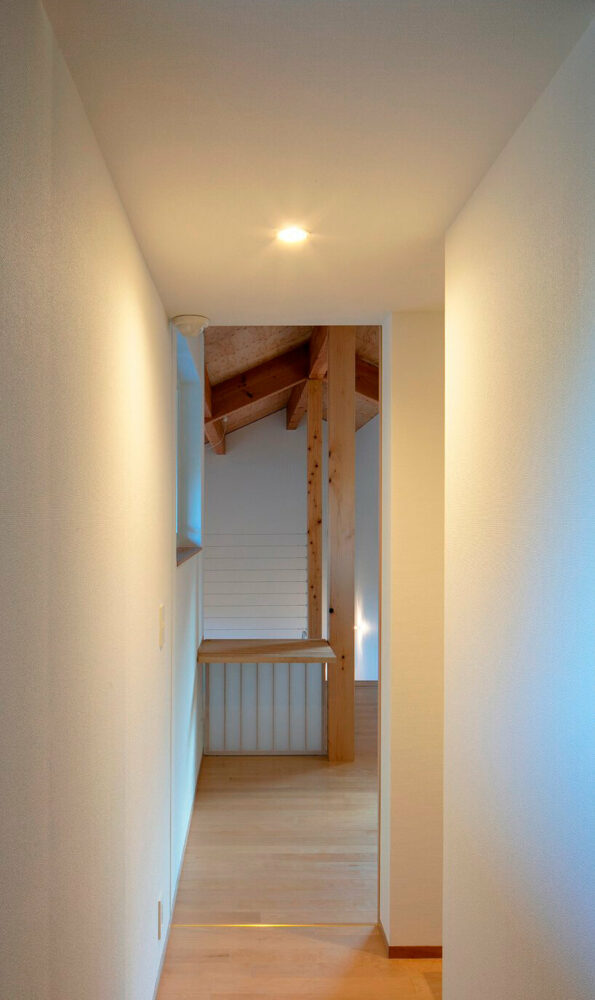 second floor corridor