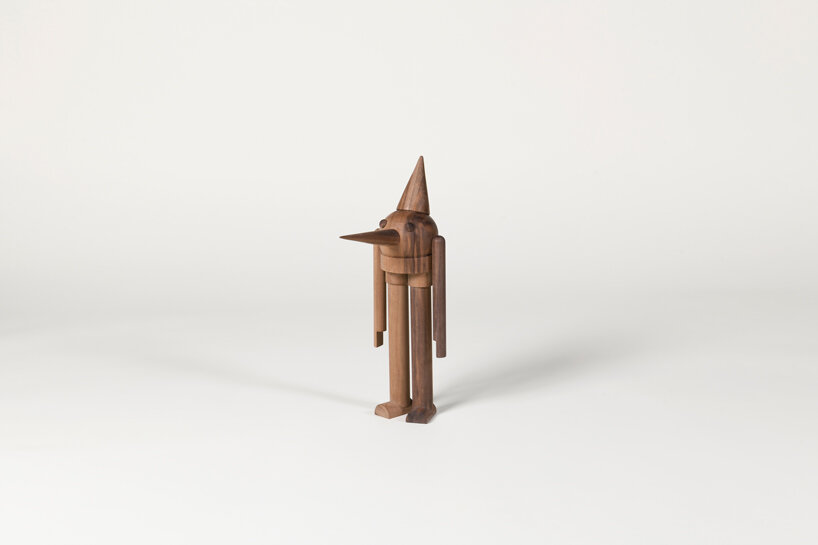 curated by giulio iacchetti, dearest pinocchio reimagines an icon puppet at milan's ADI