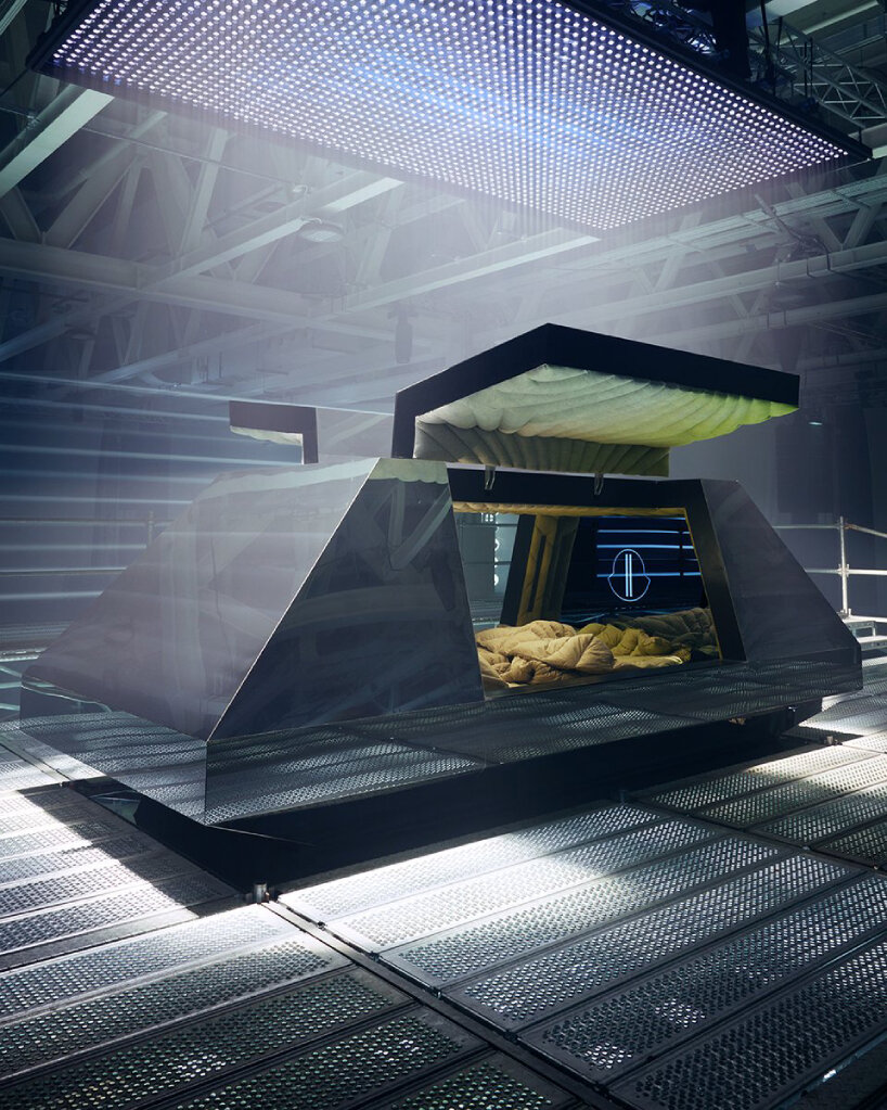 Rick Owens' steel soundproof Sleep Pod