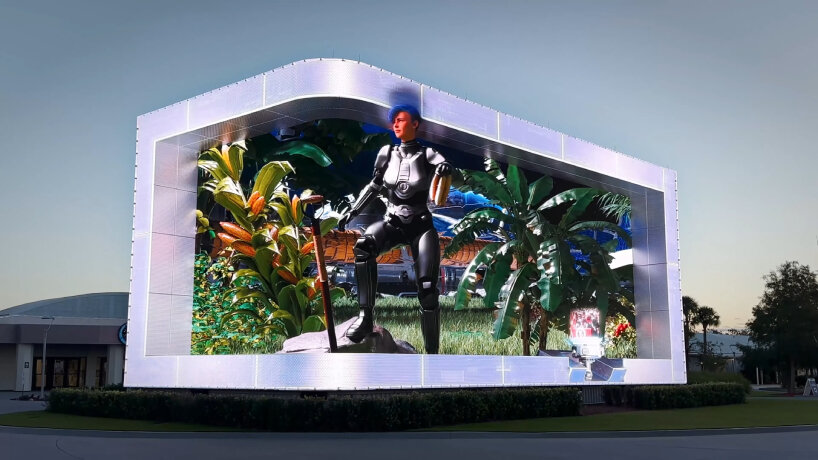 nasa 3d billboard kennedy space center blunt action