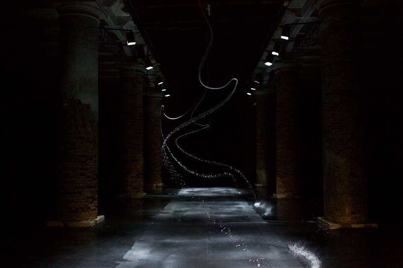 olafur eliasson's inaugural exhibition inside heatherwick's azabudai hills in tokyo