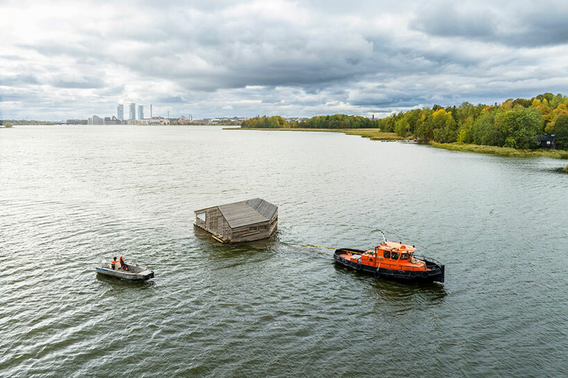 studio puisto floating birdwatching