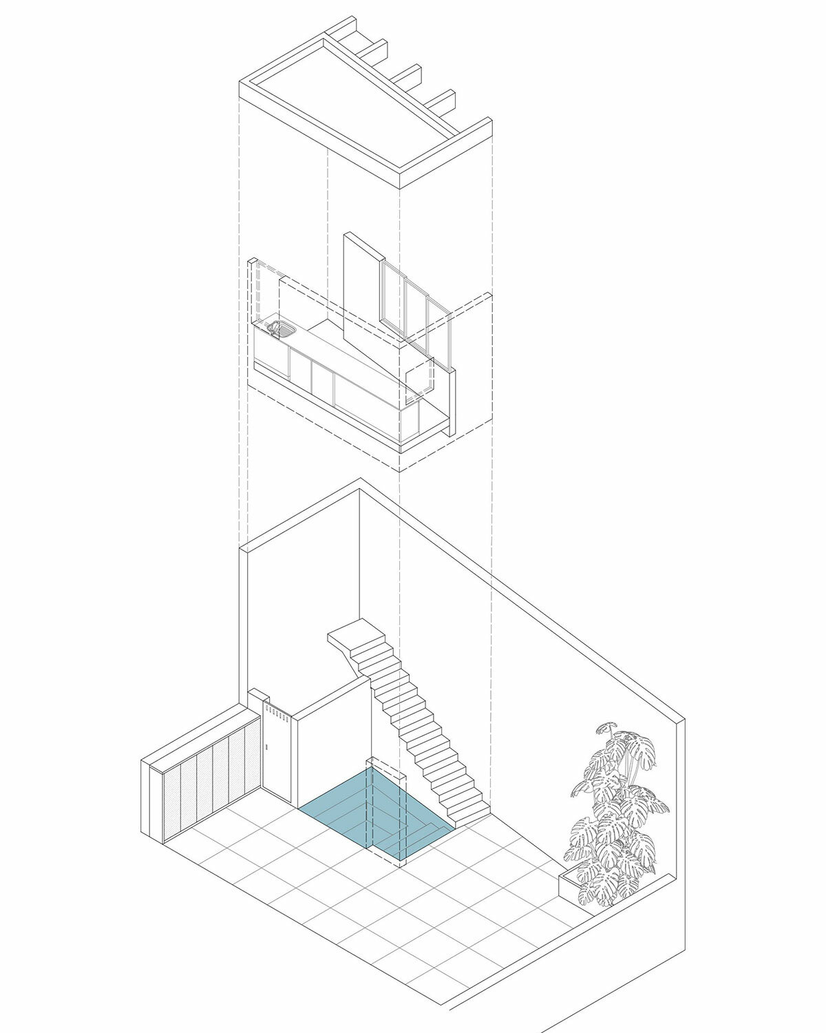 exploded axonometric