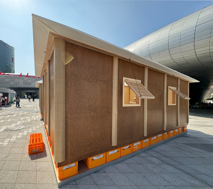 shigeru ban's paper house brings relief to disaster-prone regions worldwide