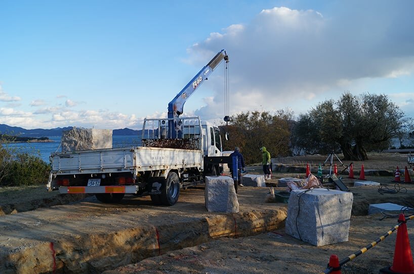 local granite is used for the foundation | image by VUILD