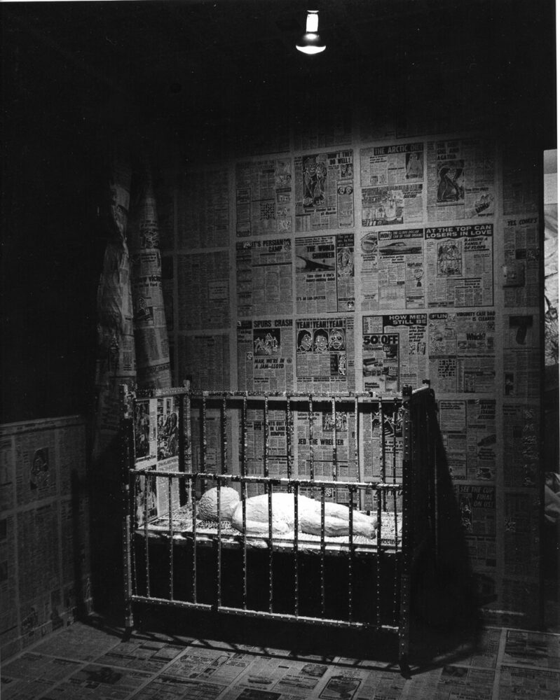 Bobby Baker, An Edible Family in a Mobile Home, 1976. Documented by Andrew Whittuck