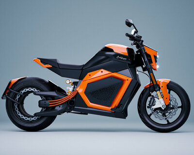 verge motorcycles’ seasonal electric superbike shines in poppy orange at LA auto show