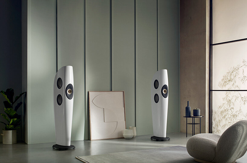 KEF Blade, inspired by Brancusi’s masterpiece “Bird in Space”  from DFA Design Leadership Award winner Victor LO Chung-wing