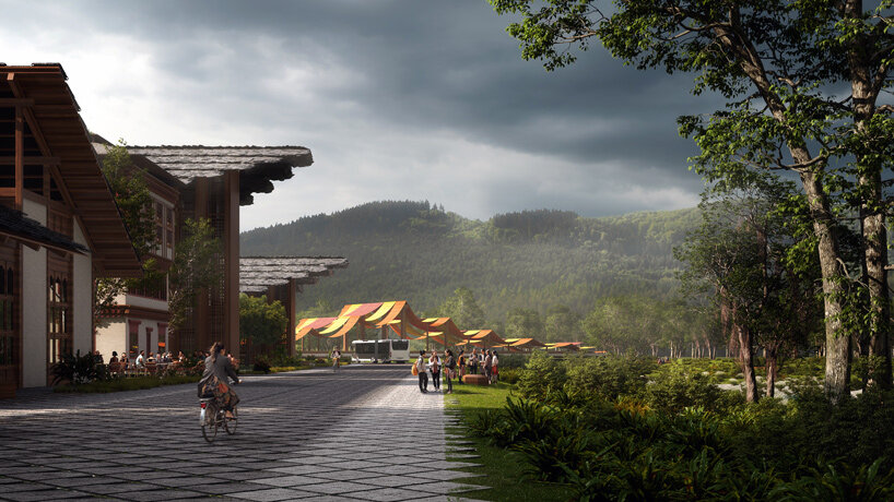 BIG's mindfulness city in bhutan envisions the world's first carbon-negative community